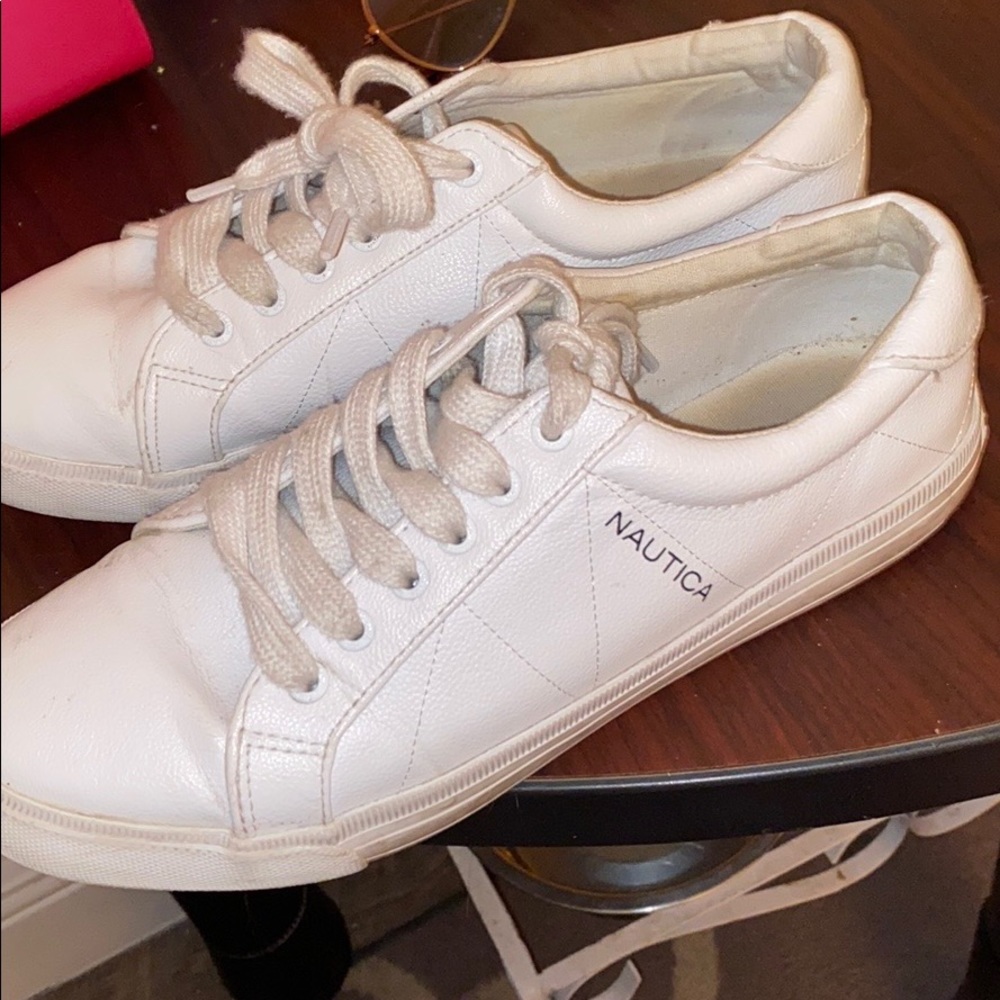 nautica white shoes